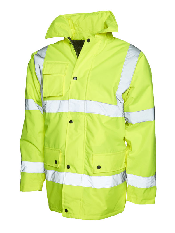 Hi Viz Traffic Jackets, premium brands, Portwest, Uneek etc - clearance stock