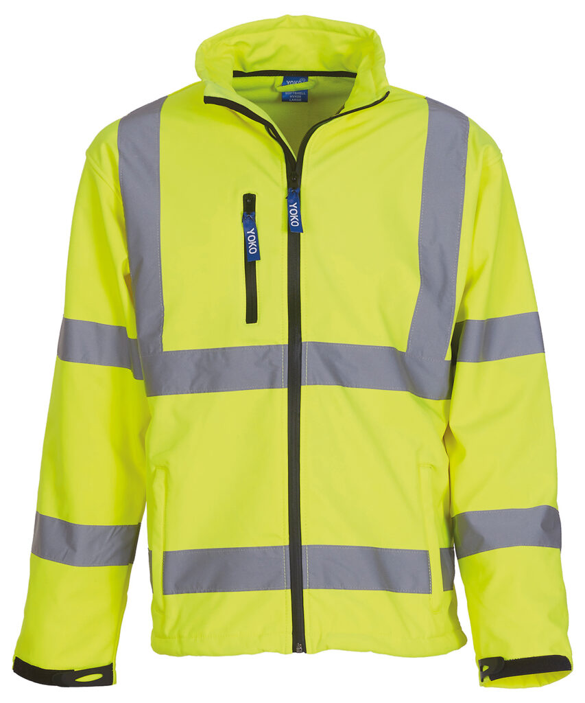 Hi Viz Softshell Jackets, premium brands, Yoko, Portwest, Uneek etc - clearance stock